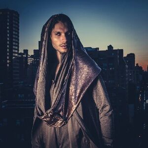 Yoshi Zen Sequined Reversible Hood